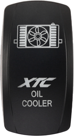 XTC POWER PRODUCTS - DASH SWITCH ROCKER FACE OIL COOLER - Image 1