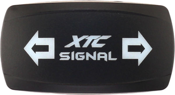 XTC POWER PRODUCTS - DASH SWITCH ROCKER FACE TURN SIGNAL HORIZONTAL - Image 1