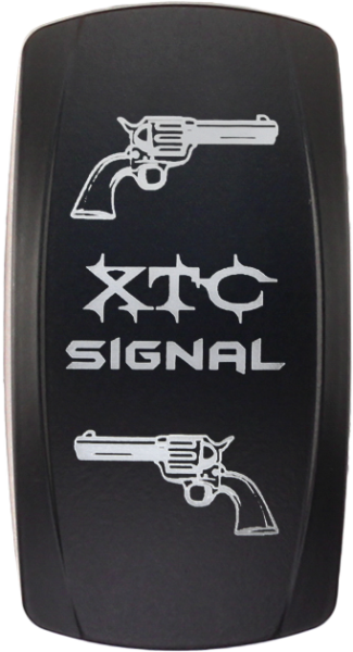 XTC POWER PRODUCTS - DASH SWITCH ROCKER FACE TURN SIGNAL VERTICAL XTC - Image 1