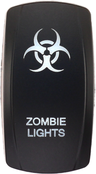 XTC POWER PRODUCTS - DASH SWITCH ROCKER FACE ZOMBIE LIGHTS - Image 1