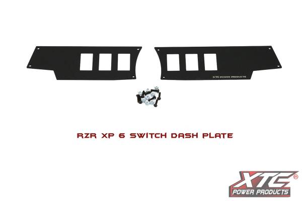 XTC POWER PRODUCTS - 6 SWITCH MOUNTING PLATE POL - Image 1