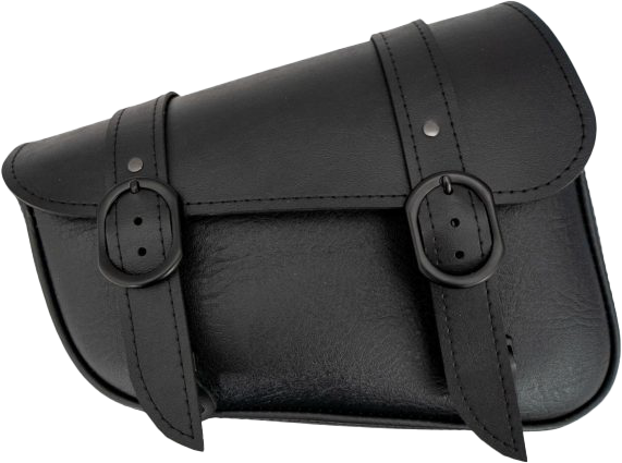 WILLIE & MAX - BLACK JACK SWINGARM BAG 4L BLACK/BLACK BUCKLE - Image 1