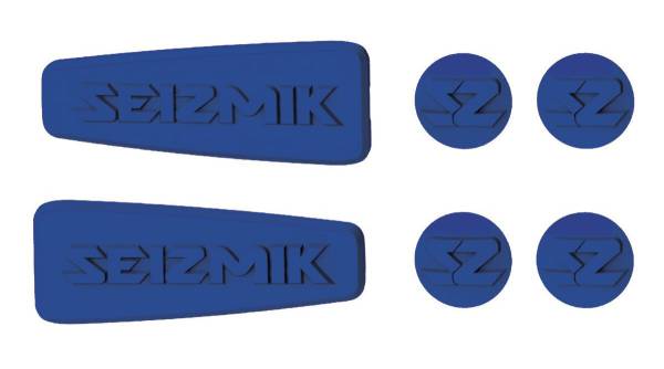 SEIZMIK - PURSUIT MIRROR INSERT KIT BLUE - Image 1