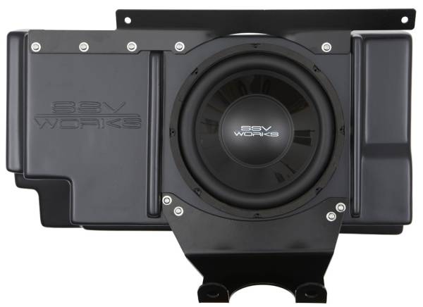 SSV WORKS - BEHIND SEAT SUB BOX W/ 600W 10" WOOFER - Image 1