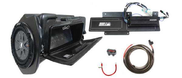 SSV WORKS - GLOVEBOX KICKER SUB W/AMP POL RIDE COMMAND - Image 1