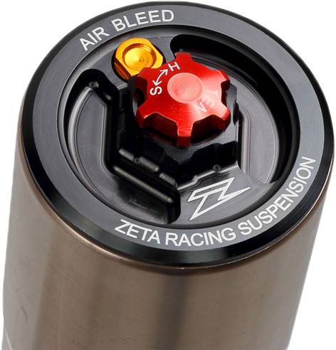 ZETA - FRONT FORK TOP CAP BLACK - Image 1