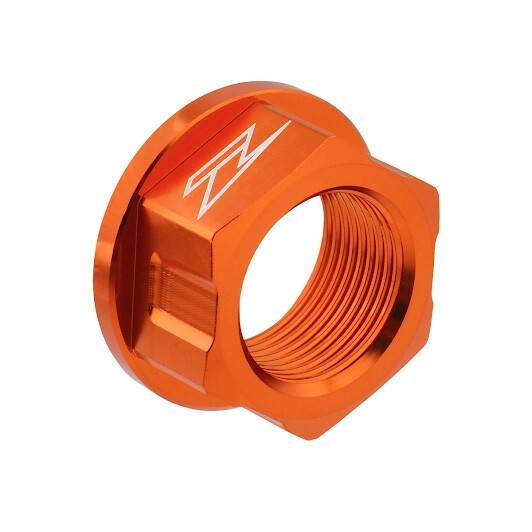 ZETA - AXLE NUT  M22X30-P1.5 H17 ORANGE - Image 1