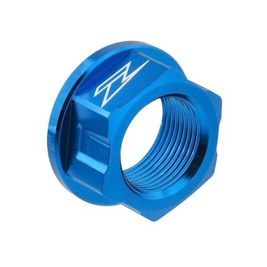 ZETA - AXLE NUT  M22X30-P1.5 H18 H-BLUE - Image 1