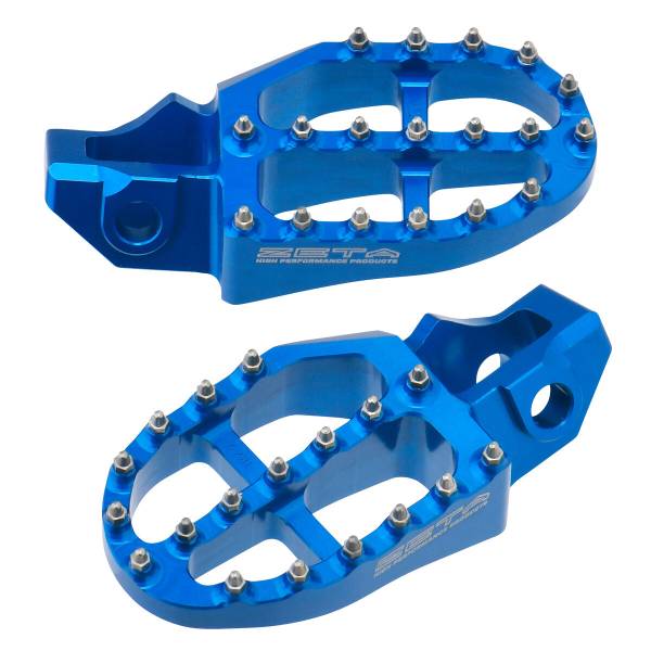 DRC - ALUMINUM FOOTPEGS HUS H-BLUE - Image 1