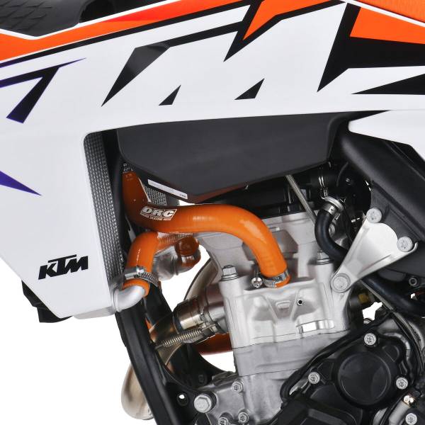 DRC - RADIATOR  HOSE  KIT KTM ORANGE - Image 1