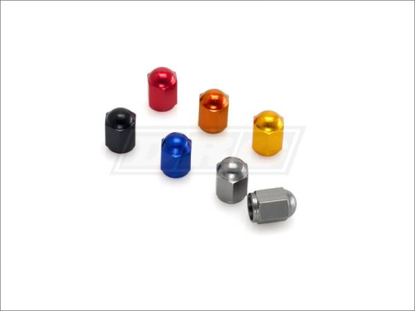 DRC - ALUMINUM VALVE CAPS 2PK ORANGE - Image 1