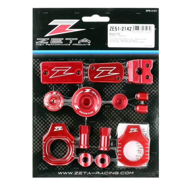 ZETA - BILLET KIT KAWASAKI RED - Image 1