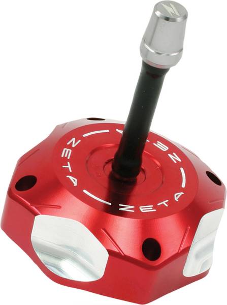 ZETA - BILLET GAS CAP RED - Image 1