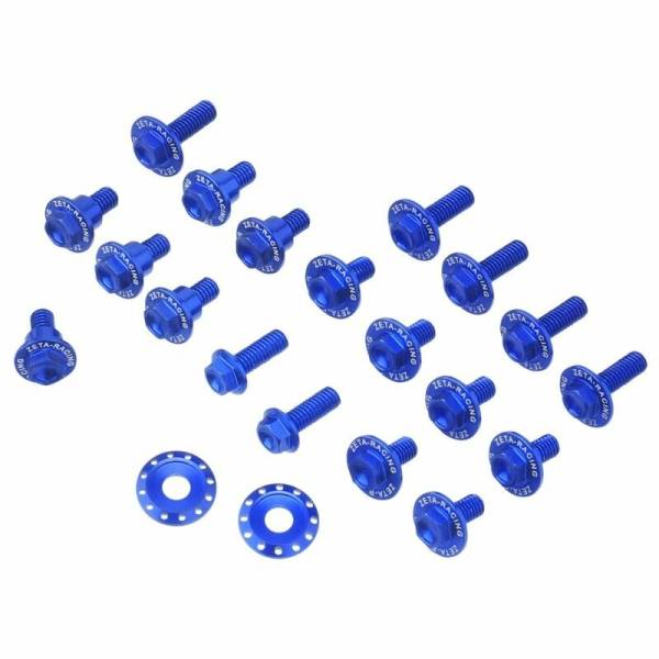 ZETA - ALUMINUM BOLT KIT YAM BLUE - Image 1