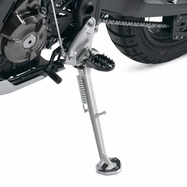 ZETA - SIDE STAND EXTENDER BLACK/SILVER YAM - Image 1