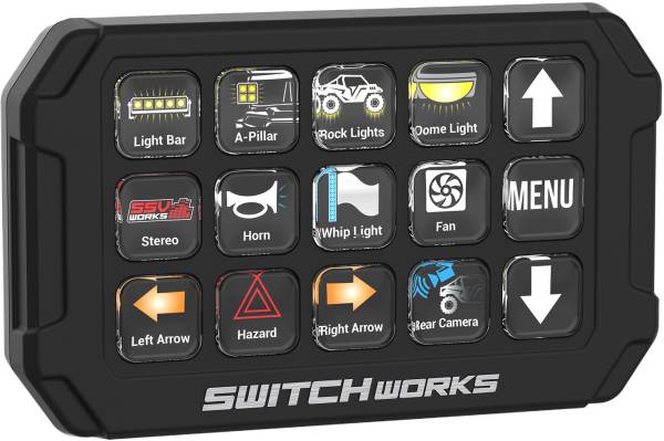 SSV WORKS - ELECTRONIC SMART SWITCHER W/12 LCD TOUCH-BUTTON DISPLAY - Image 1