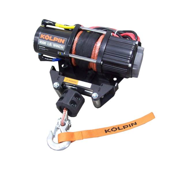 KOLPIN - QUICK MOUNT WINCH 4500 SYNTHETIC KAW - Image 1