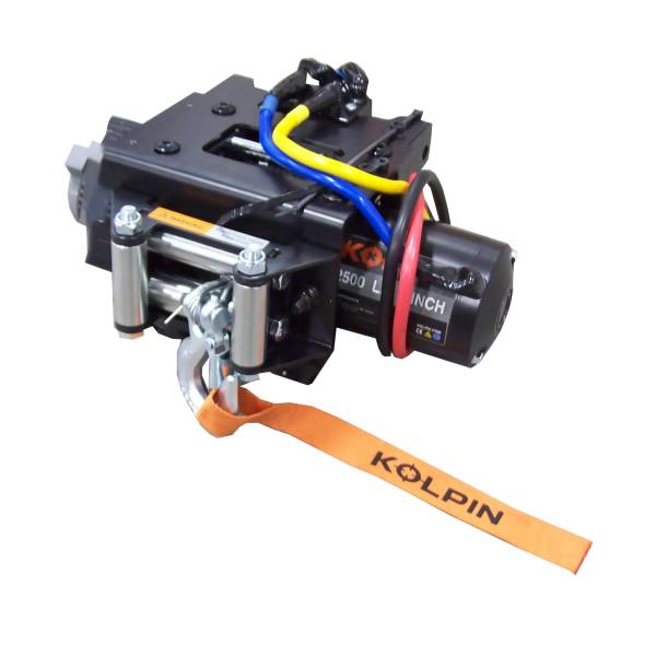 KOLPIN - QUICK MOUNT WINCH 2500 STEEL POL - Image 1