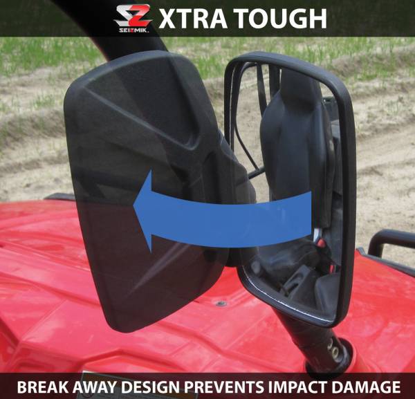 SEIZMIK - BREAK AWAY SIDE MIRROR UTV - RHINO/MULE/ALL POLARIS - Image 1