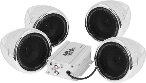 BOSS AUDIO - 1000W 4-SPEAKER SOUND SYSTEM CHROME - Image 1