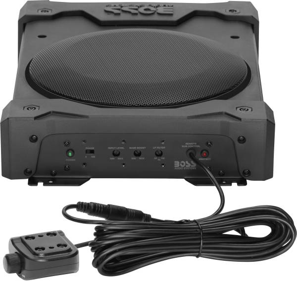 BOSS AUDIO - POWERED UNDER SEAT 8" SUB AMPLIFIED AND WEATHERPROOF - Image 1