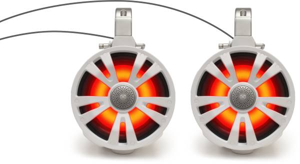 ECOXGEAR - 2-PACK WHITE 8' SPEAKERS NON AMPLIFIED - Image 1