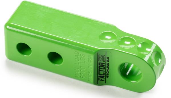 FACTOR 55 - HITCHLINK 2.0 RECEIVER 2" LIME GREEN - Image 1