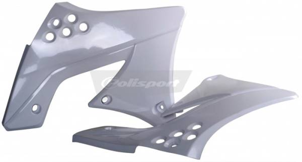 POLISPORT - RADIATOR SHROUD WHITE - Image 1