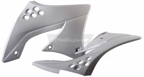 POLISPORT - RADIATOR SHROUD WHITE - Image 1