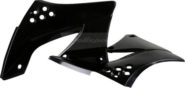 POLISPORT - RADIATOR SHROUD BLACK - Image 1