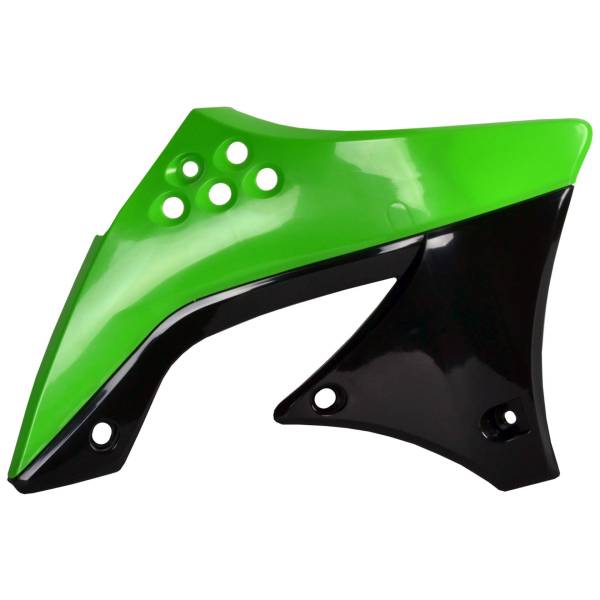 POLISPORT - RADIATOR SHROUD GREEN - Image 1