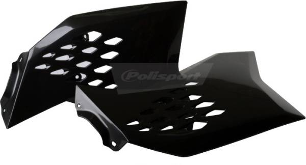 POLISPORT - RADIATOR SHROUD BLACK - Image 1