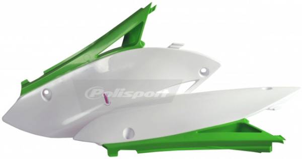 POLISPORT - SIDE PANELS GREEN/WHITE - Image 1