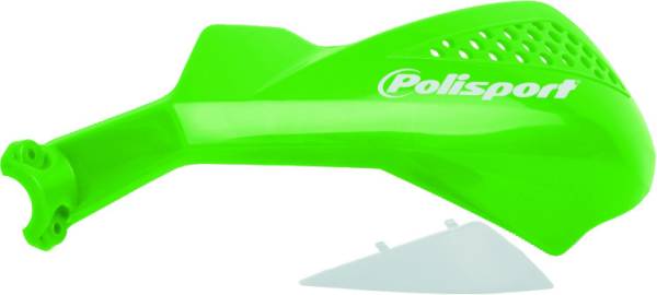 POLISPORT - SHARP LITE HANDGUARDS W/MOUNTING KIT GREEN - Image 1