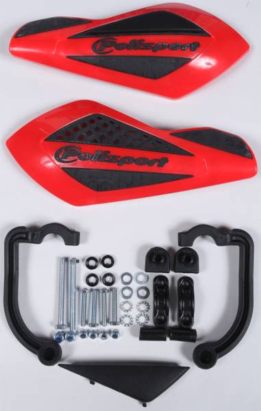 POLISPORT - HANDGUARD FREE FLOW RED - Image 1