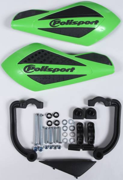 POLISPORT - HANDGUARD FREE FLOW GREEN - Image 1