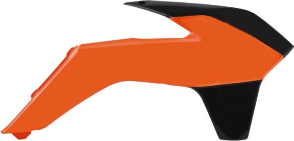 POLISPORT - RADIATOR SHROUDS ORANGE - Image 1