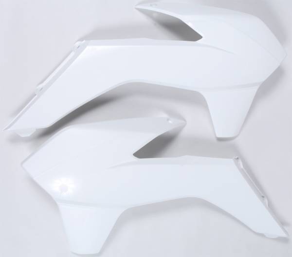 POLISPORT - RADIATOR SHROUDS WHITE - Image 1