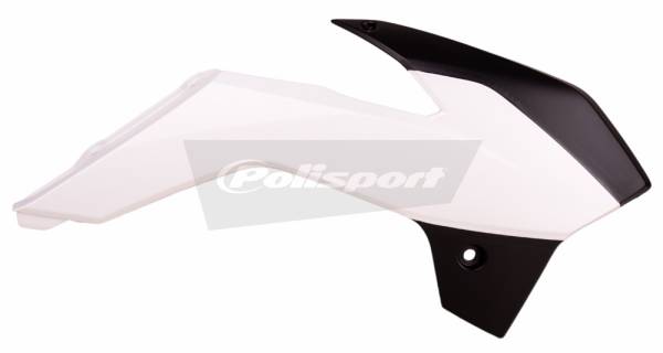 POLISPORT - RADIATOR SHROUDS WHITE - Image 1