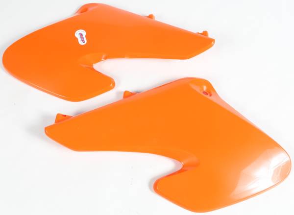 POLISPORT - RADIATOR SHROUDS ORANGE - Image 1