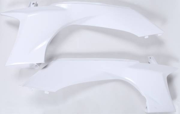 POLISPORT - RADIATOR SHROUDS WHITE - Image 1