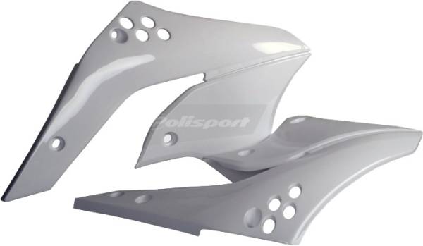 POLISPORT - RADIATOR SHROUDS WHITE - Image 1