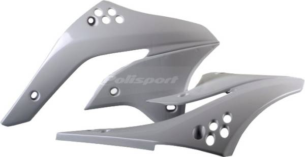 POLISPORT - RADIATOR SHROUDS WHITE - Image 1