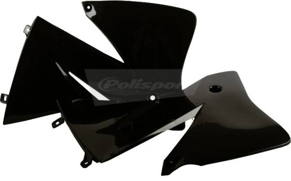 POLISPORT - RADIATOR SHROUDS KTM BLACK - Image 1