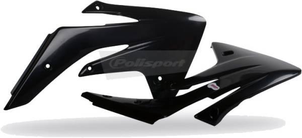 POLISPORT - RADIATOR SHROUD BLACK - Image 1