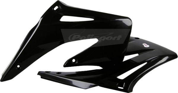 POLISPORT - RADIATOR SHROUD BLACK - Image 1