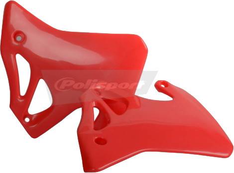 POLISPORT - RADIATOR SHROUD F. RED - Image 1