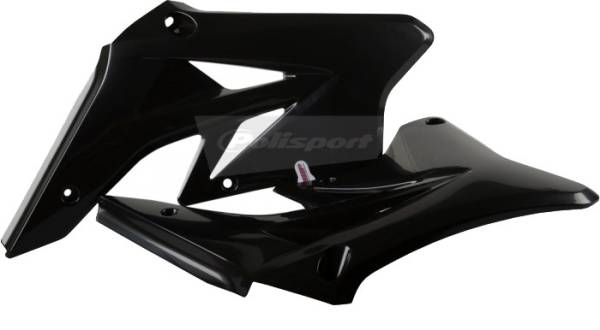 POLISPORT - RADIATOR SHROUDS BLACK - Image 1