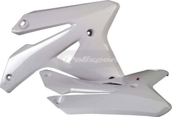 POLISPORT - RADIATOR SHROUDS WHITE - Image 1