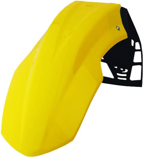 POLISPORT - FREE FLOW UFX FRONT FENDER YELLOW - Image 1